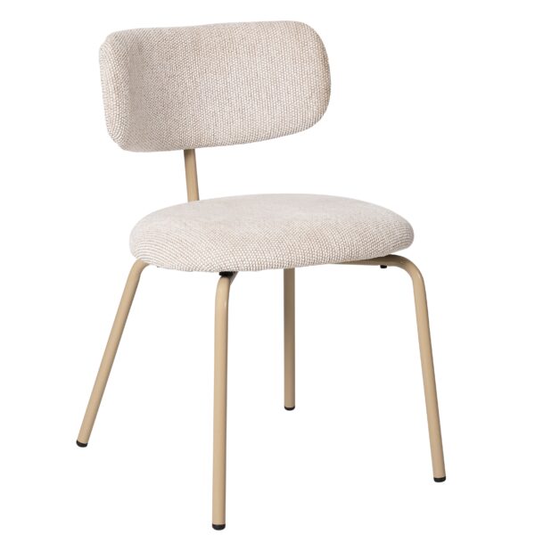 Wood dining chair off-white