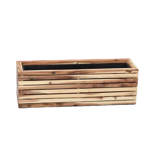 Houten plantenbank