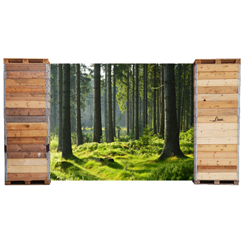 Afscheidingsdoek Groen bos