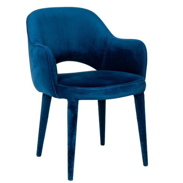 Arm chair Velvet Blue