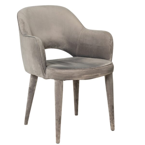 Arm chair Velvet Grey