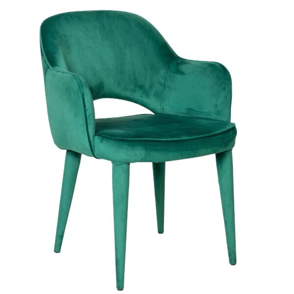 Arm chair Velvet Green
