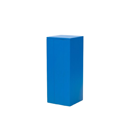Blauwe sokkel