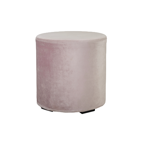 Poef Fluweel roze