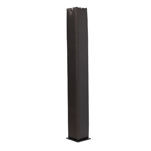 Robusto bruin gestoffeerde kolom