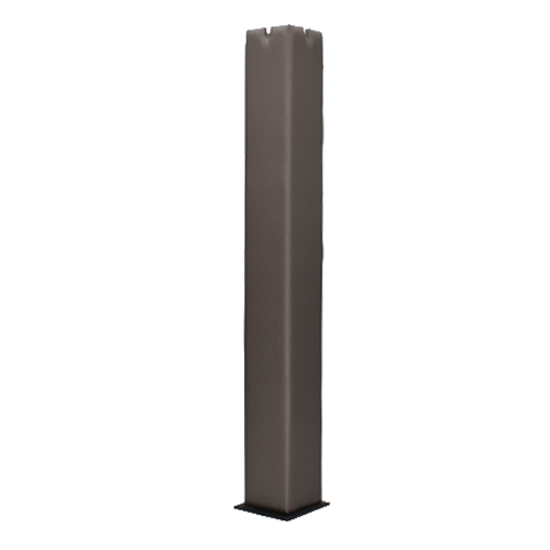 Pearl grey gestoffeerde kolom