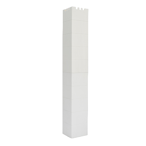 Hoge witte kolom (2-delig)
